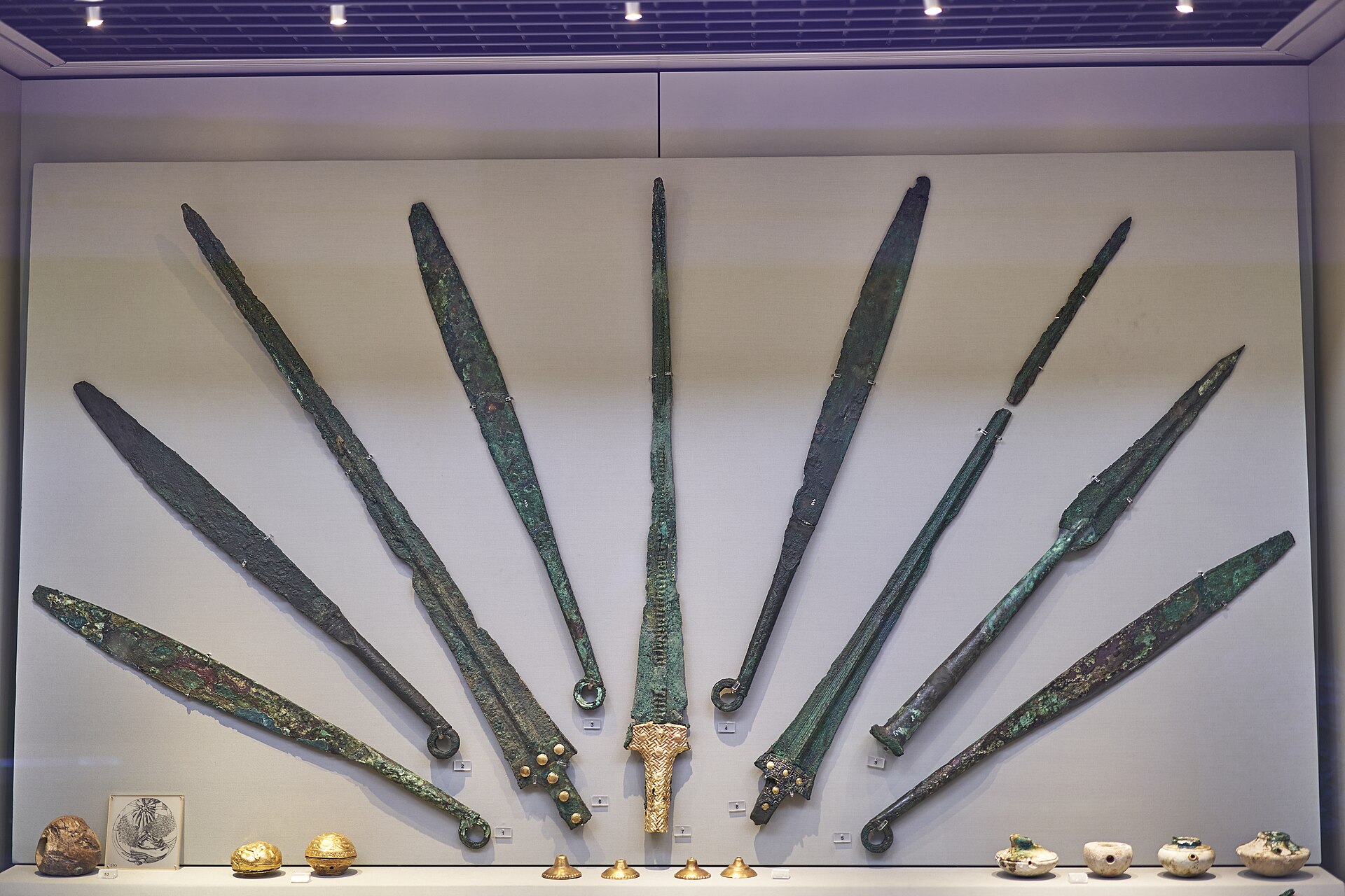 Collection of Mycenaean Bronze Swords